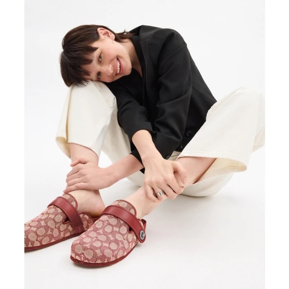 COACH- Blake Clog In Signature Textile Jacquard - Picture 6 of 7